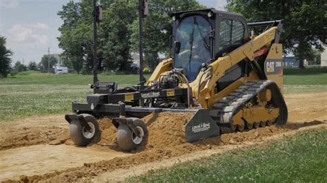 cat skid steer laser grader for sale|skid steer laser grading system.